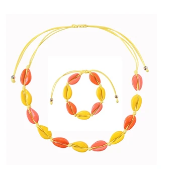 Femei Shell Brățară Colorat Vara Fierbinte De Vânzare Brățară Bijuterii De Moda Pentru Femei Shell Cravată Cadou Trendy Fete Coajă Colier