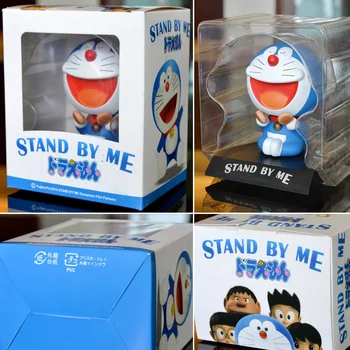 11cm tremura capul Doraemon Model de jucărie Mașină decor Păpuși Anime cifrele de Acțiune PVC Cadouri Excelente