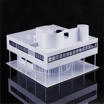 1/50 1/100 Scară Nisip Masa Model de Materiale de Constructii Manual DIY Master Abs Bord Savoy Villa Model de Pachet de Materiale
