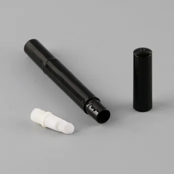 50PCS 3ML Negru Gol Cosmetice Pix Cu Diferite Aplicatoare, Plastic Rotund Luciu de Buze Tub Portabil Răsuci Pen Dial-Up Pen