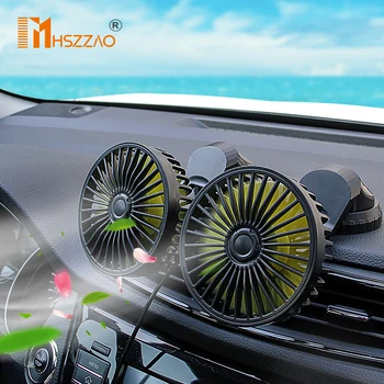 Mai multe stiluri de Auto Dual Fan Auto Interioare Accesorii Masina de Răcire Accesorii Leagăn de Ventilație Ventilator Bord de Vară