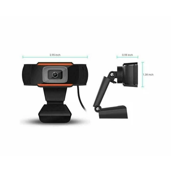 2020 HD Webcam PC Mini USB 2.0 Camera Web Rotativ Înregistrare Video de Asteptare camere de Înaltă definiție cu 1080P pentru Calculator Web cam