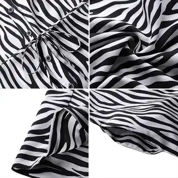 Celmia 5XL Femei Vintage Cargo Pantaloni Lungi, Salopete de Vară 2021 Maneci Scurte Zebra Print Casual Pierde Salopetă cu Centură Salopete