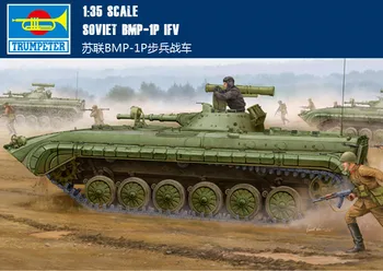 Trompeta 05556 1:35 Sovietice BMP-1P infanterie război de Asamblare a automobilelor de model