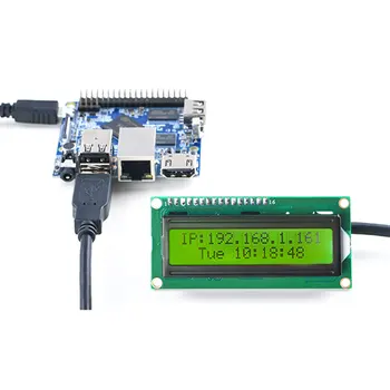 LCD2USB modulul suporta NanoPi R2S/LCD4LINUX/LCD Smartie/LCDProc, plug and play, complet open source
