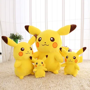 Pokemon Pikachu de Păpuși Umplute 35/45/65cm Drăguț Pikachu Jucarii de Plus Moale de Bumbac PP Jucarii pentru Copii Cadouri