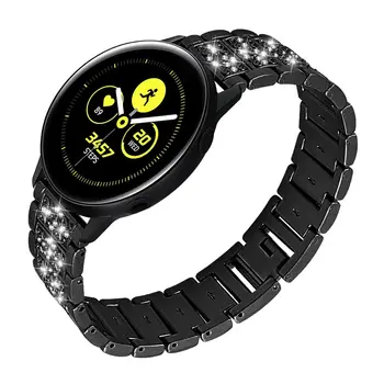 Huawei Watch GT Banda din Oțel Inoxidabil pentru Samsung Galaxy Watch 46mm Active Watch 42mm Curea Bling Înlocuire Watchbands Centura