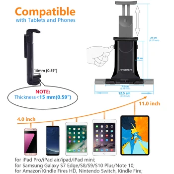 Xnyocn Universal Brațul Lung Comprimat Telefon de Suport stativ Pentru Samsung Ipad Pro Kindle 4 La 11,0 inch Leneș Pat Birou Tablet Stand Mount