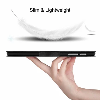 Caz pentru Samsung Galaxy Tab 10.1 2019 T510 T515 SM-T510 SM-T515 Tableta Funda Retro Slim Magnetic Capacul suportului din Piele PU Caz