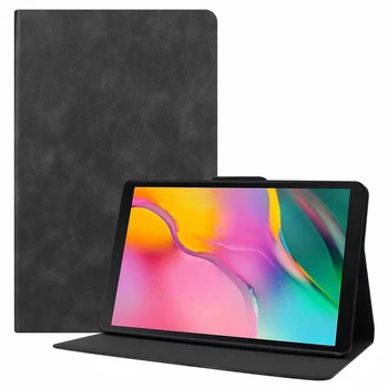 Caz pentru Samsung Galaxy Tab 10.1 2019 T510 T515 SM-T510 SM-T515 Tableta Funda Retro Slim Magnetic Capacul suportului din Piele PU Caz