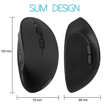 Ergonomic Vertical Mouse-ul Wireless Mouse de Calculator Portabil 800/1000/1600 DPI Optic USB Șoareci de Jocuri Cu Soareci Pad Kit Pentru Laptop