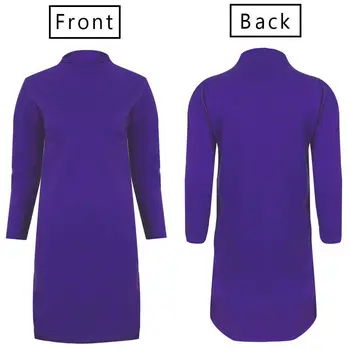 Femei de Vânzare la Cald 5 Culori de Înaltă Guler Rochie de Toamna cu Maneci Lungi Pulover Pulover Moda Rochie Marimea S-XL