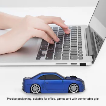 2.4 G Wireless Mașină Mouse-ul USB Soareci de Calculator Masina Formă 1000 DPI cu LED Receptor pentru PC, Laptop, desktop, notebook-uri MacBook Air