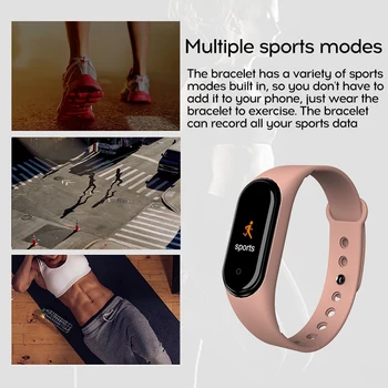 M4 Smart Band Heart Rate Monitor De Presiune Sanguina Tracker De Fitness Brățară Sport Inteligent Cicret Bratara Smartband Smartwatch