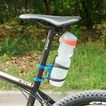 GUB Biciclete Cușcă de Sticlă de Suport Ghidon Seatpost Mount Rack CNC-Prelucrate Calitate din Aliaj de Suport Anodizat 5 culori 40g G-23