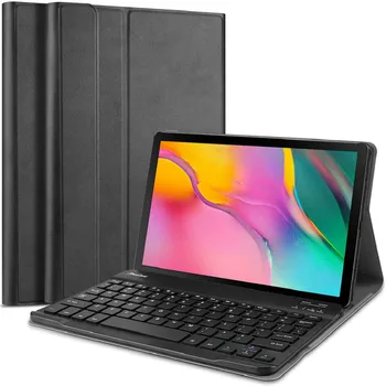 Caz de tastatură pentru Samsung Galaxy Tab 10.1 2019 SM-T510 SM-T515 T510 Usor Detasabila Bluetooth Wireless Keyboard Cover