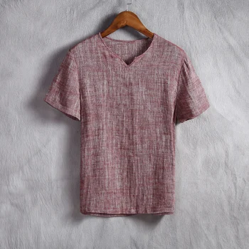 2019 Sinicism de Moda de vară pentru Bărbați de Înaltă calitate, lenjerie din bumbac shhort sleeve T-shirt/Bărbați v-neck harajuku petrecere a timpului Liber T-shirt, Blaturi