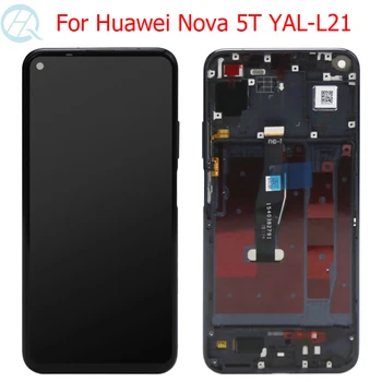 Original Nova 5T LCD Pentru Huawei Nova 5T Display Cu Rama Touch Screen 6.26
