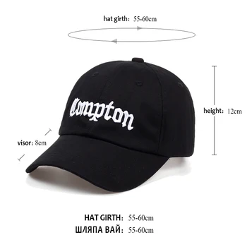 Șapcă de Baseball Compton skateboard-ul de brand snapback golf pălării pentru bărbați, femei hip hop os aba reta casquette de marque touca chapeu