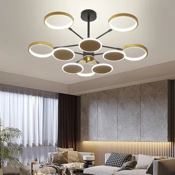 Nordic Candelabru Lumină Living de Lux High-end, Sufragerie, Dormitor Modern Pendand Lampa Combinație Intreaga Camera Pachetului de Lumină