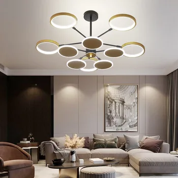 Nordic Candelabru Lumină Living de Lux High-end, Sufragerie, Dormitor Modern Pendand Lampa Combinație Intreaga Camera Pachetului de Lumină