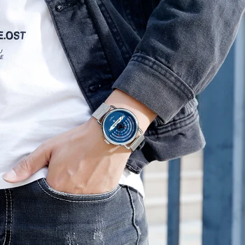 Sanda Ceas de Moda pentru Bărbați Ceasuri de Creatie pentru Bărbați Ceasuri de sex Masculin Ceas de Lux Mens Ceas de Ceas Relogio Masculino