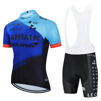 2020 Echipa NOU BAHRAIN ciclism jersey 9D biciclete pantaloni scurți set MTB Ropa Ciclismo mens cu maneci scurte biciclete tricouri Maillot îmbrăcăminte