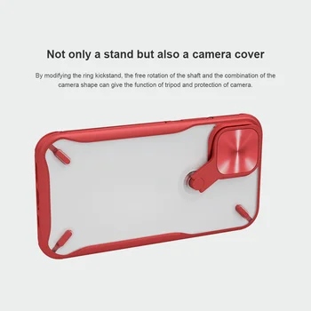 Pentru iPhone 12 Pro Max Cazul Nillkin Cyclops Camshield Stand Caz de aparat de Fotografiat de Protecție Capacul din Spate de Caz pentru iPhone 12/12 Pro/12 Mini