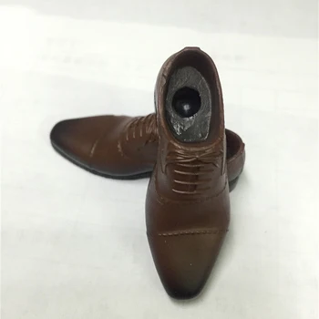 1/6 scară barbati om de sex masculin băiat pantofi maro din piele cizme modele se potrivesc pentru 12