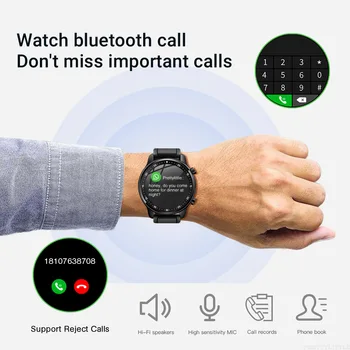 Ceas inteligent Bărbați Built-in de Stocare Personalizate Dial Ecran Tactil Complet Sport Muzica SmartWatch pentru Android, IOS, Telefon 2020 Tracker de Fitness
