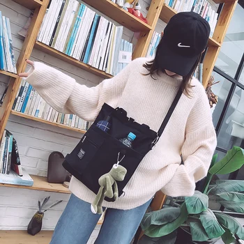 Femei Instagram stil sac de cross-body Campus studenti cu o mare capacitate de a transporta o geantă de cărți single-umăr geanta