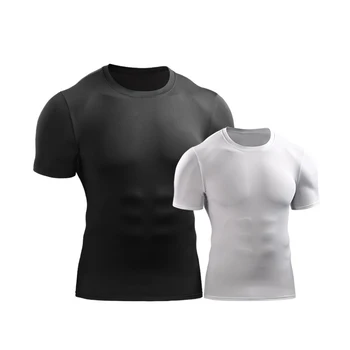 Men ' s T-shirt de Compresie Sport Îmbrăcăminte de Fitness Tricou Musculation Culturism Sport Jersey Baschet Masculin Rashguard Personalizate