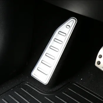 Auto-Styling Partea Stângă A Pedalei De Picior Placa De Odihnă Pentru Jeep Renegade+ Interior Turnare Piese Rosu Argintiu Aluminiu Nou