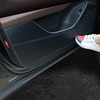 Ușa De La Mașină Anti Kick Pad De Protecție Decalcomanii Pentru Audi A3 Q3 Q5 Q7 Fibra De Carbon Autocolante Auto Interior Decalcomanii