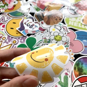 100 de bucăți Anime VSCO autocolante pentru decor Perete frigider motocicleta auto pentru laptop autocolante de desene animate jucarii