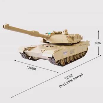 Conusea Tanc de Lupta Rc Model de Masini de Jucarie Pe Masina de Control Radio Camion Militar World of Tanks cu Trage Gloanțe Băiat Jucării pentru Copii