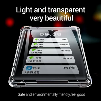 Rezistenta la socuri carcasa de silicon pentru Huawei MediaPad M5 8.4 SHT-AL09 SHT-W09 transparente din cauciuc capac spate flexibil bara