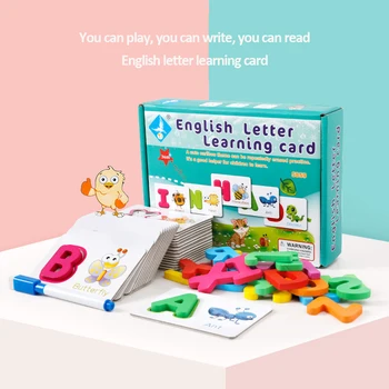 Montessori Copilul Engleză Scrisoare Carte De Învățare De Animale Devreme Învăța Jucarii Pentru Copii Scrise De Mână Montessori Educative Jucarii Din Lemn