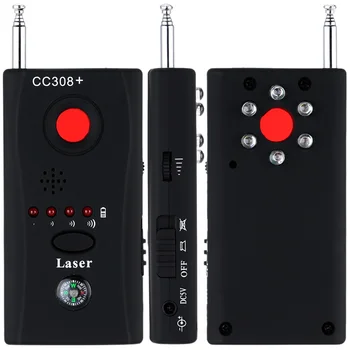 CC308+ Anti Dispozitiv de Ascultare Full-range Toate-rotund Wireless GPS CCTV Semnal, Detectoare de IP Obiectiv GSM Laser Finders