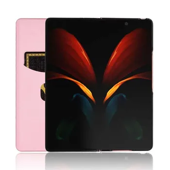 Flip Fibra de Carbon din Piele de Caz Caz Magnetic Card Wallet Cover Pentru Samsung Galaxy Z Fold 2 5G W21 Caz de Protecție Telefon KS0886