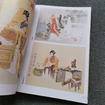 Pictura tradițională Chineză Gong Bi picturi Vechi de doamnelor personaj de desen arta de carte de Weiren Xiang