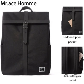 Domnul ace Homme cross design de brand mare rucsac pentru laptop bărbați impermeabil panza rucsac scoala femei bagback băiat de colegiu geanta pentru fata