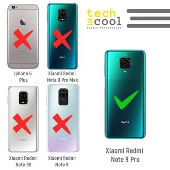 FunnyTech®Caz Silicon pentru Xiaomi Redmi Nota 9 Pro l Pac-Man vers.1 fond albastru