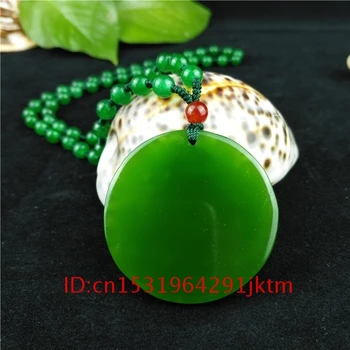 Bagua De Femei Din China, Cadouri Bijuterii Naturale Jadeit Amuleta De Jad Pandantiv Farmec Moda Barbati Dragon Phoenix Colier Verde Sculptat