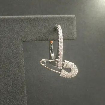 Cheny s925 argint octombrie, noul single pin inel cercei de sex feminin aur alb cercei simplu și design high-end
