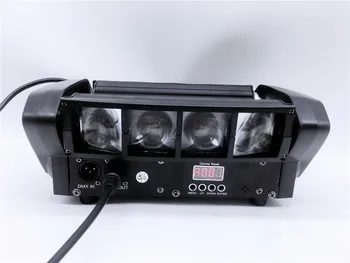 Mobile lumina principala Mini LED spider 8x10W RGBW fascicul de lumină de bună calitate, rapid de transport maritim