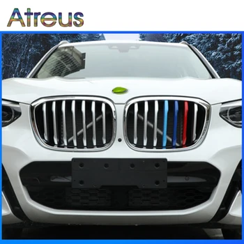 Atreus 3pcs Masina 3D Grila Fata Echipare Sport, Benzi de Acoperire Autocolante Pentru Noul BMW X3 X4 2018 2019 2020 G01 G02 M Accesorii electrice