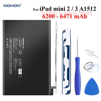Nohon Baterie Pentru iPad mini 2 3 A1512 mini2 mini3 6200-6471mAh A1489 A1490 A1491 A1599 Bateria Pentru Apple iPad mini 2 3 Baterii