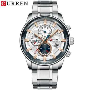 Ceasuri barbati CURREN de Lux de Top de Brand de Moda Cuarț Bărbați Impermeabil Ceas Cronograf de Afaceri Ceasuri Relogio Masculino