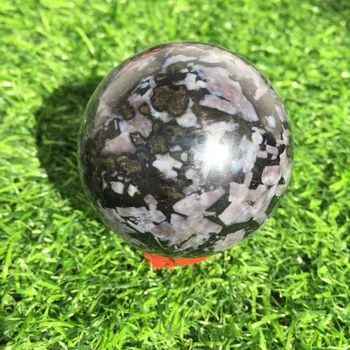 1buc despre 50mm naturale frumoase serpentine Cristal piatră prețioasă mingea meditație reiki de vindecare sferă de cristal cu ridicata Madagascar